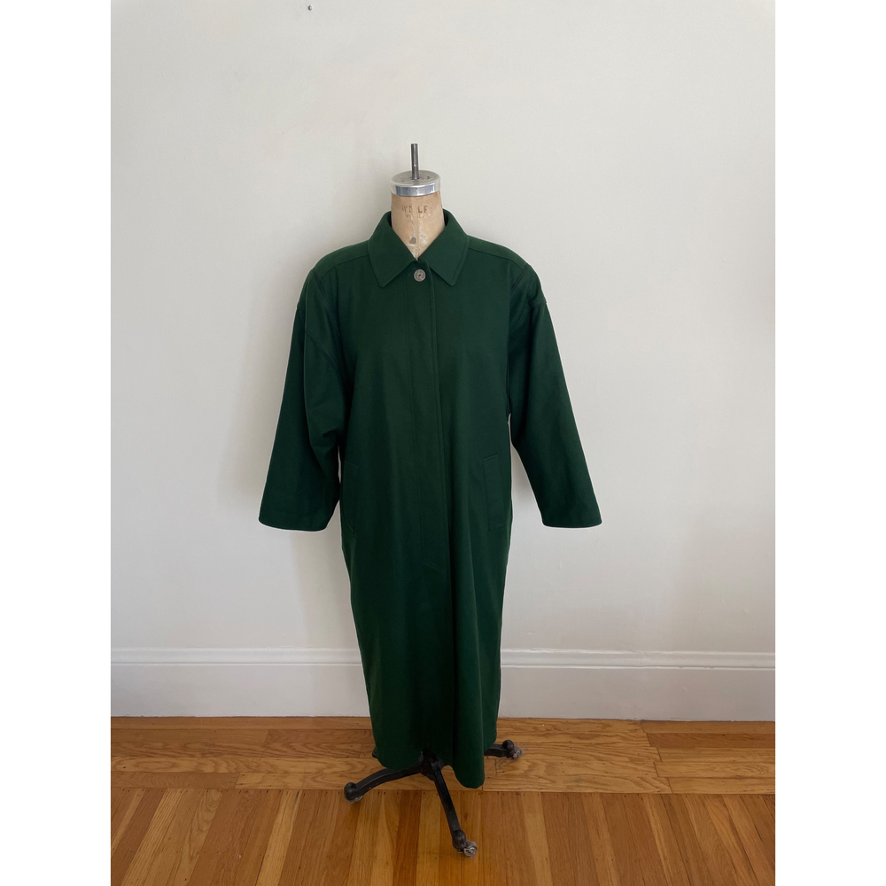 Vintage Salko Coat Jacket 100% virgin wool Austria green